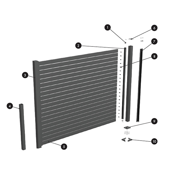 Fence Panel - diagram