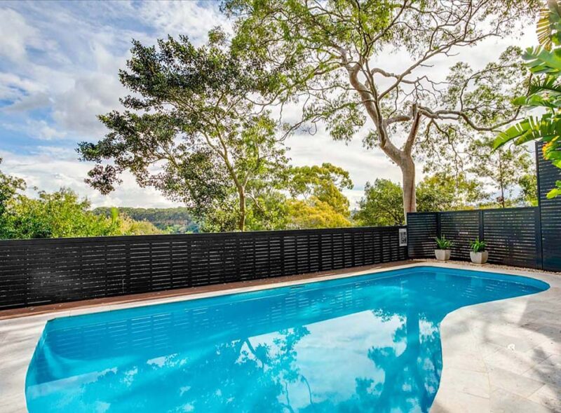 foundation-fence-supply-black-aluminum-slat-pool-privacy-fence