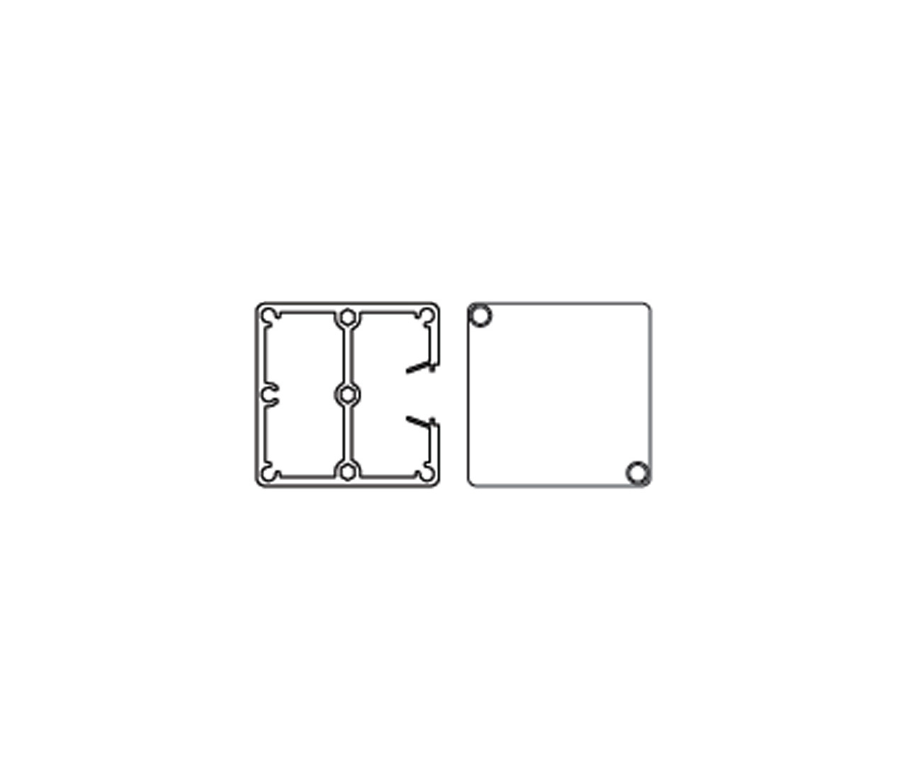 2.56" Post Cap Press Fit