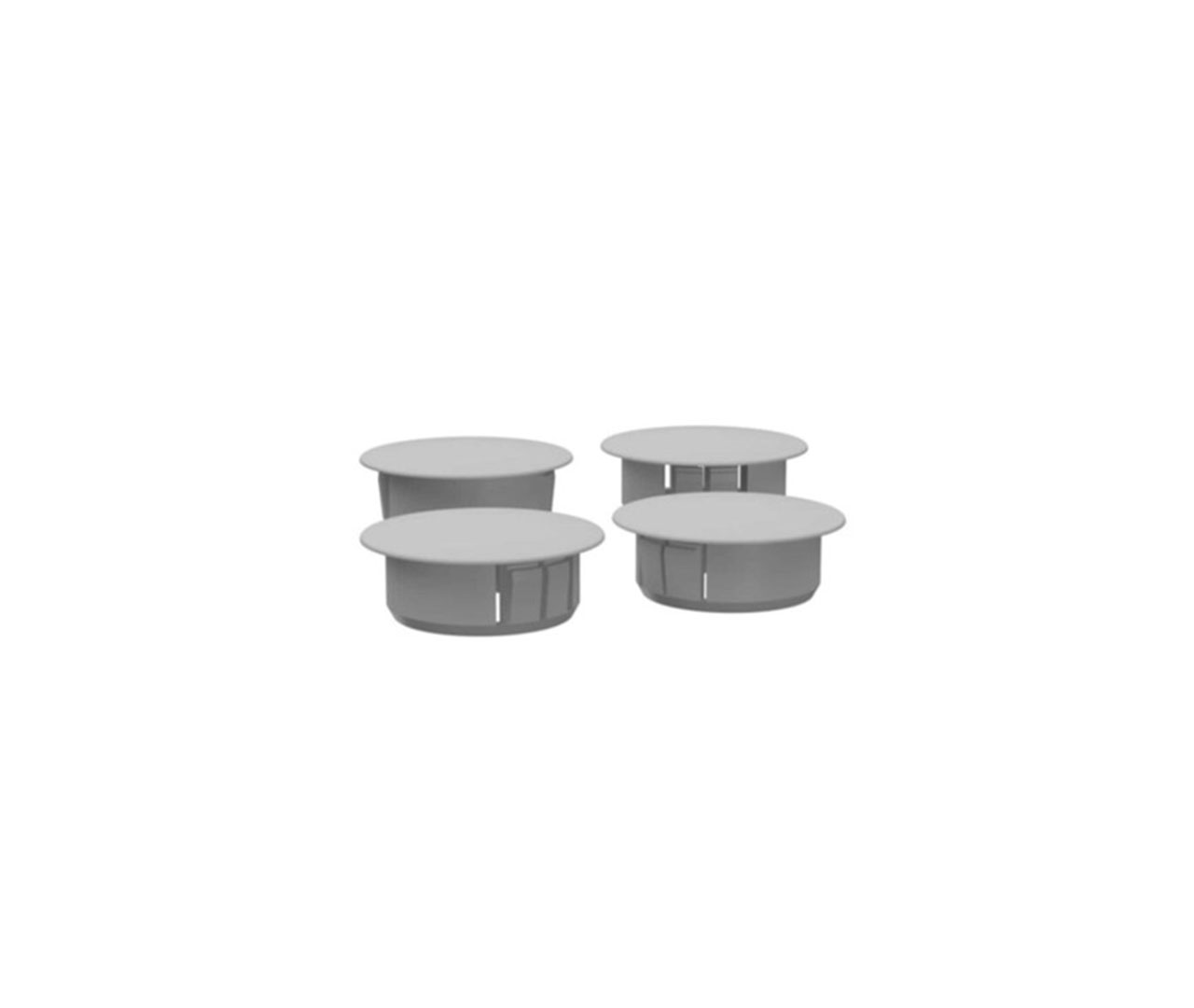 Hole Plugs Black (4-pack)
